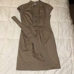 Women’s size 8 H&M olive green/taupe dress